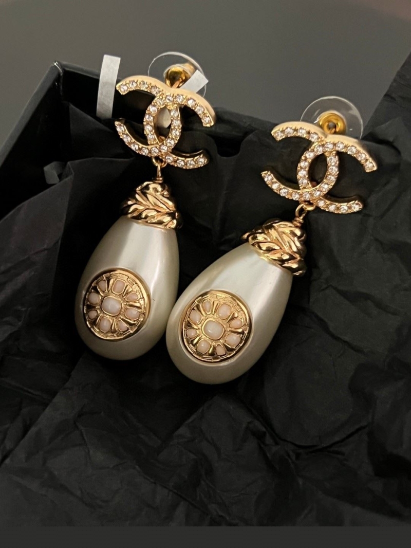 Ch*el earrings